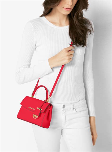 ava extra-small saffiano leather crossbody